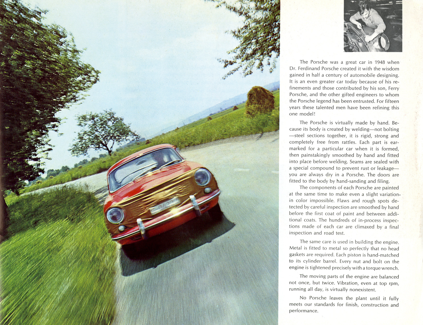 Porsche 356 C Brochure Page 9